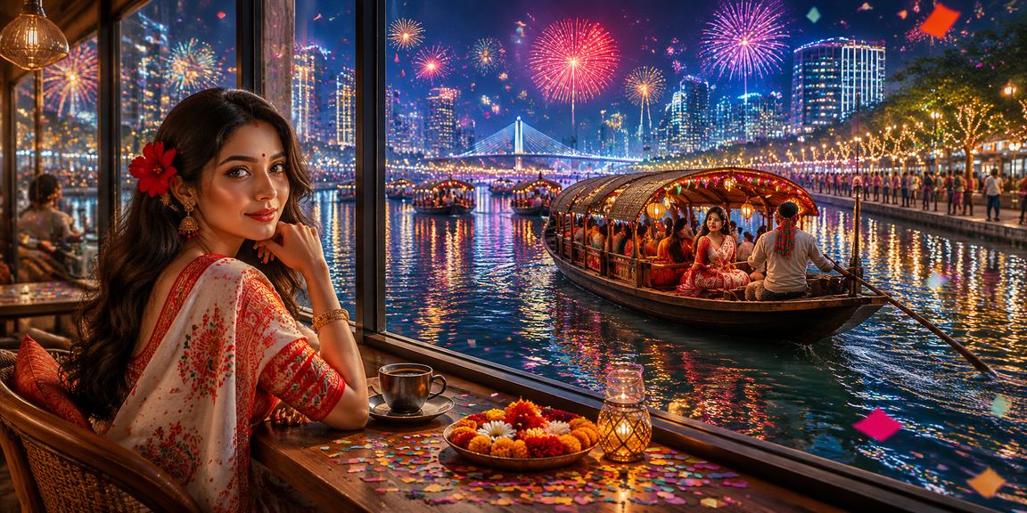 সুন্দরবনের উৎসবে বাজি স্টল